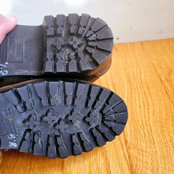 Raichle Switzerland Womens Hiking Boots Brown Suede Lace Up 6.5 - Picture 9 of 10